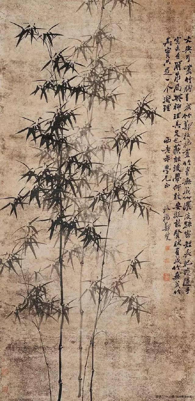 八雅轩丨【艺术经典】石涛. 郑板桥.吴昌硕.吴镇.启功“五家竹风飘然而至