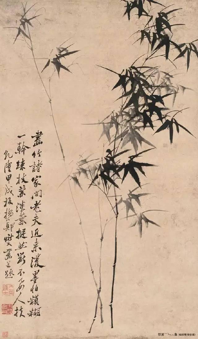 八雅轩丨【艺术经典】石涛. 郑板桥.吴昌硕.吴镇.启功“五家竹风飘然而至