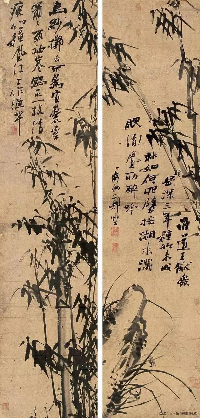 八雅轩丨【艺术经典】石涛. 郑板桥.吴昌硕.吴镇.启功“五家竹风飘然而至