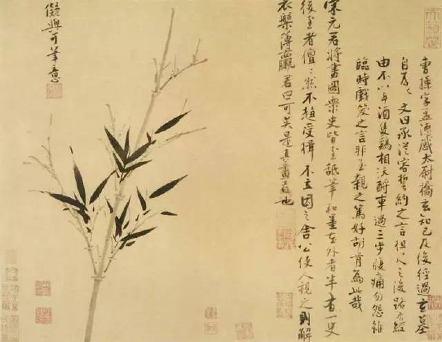 八雅轩丨【艺术经典】石涛. 郑板桥.吴昌硕.吴镇.启功“五家竹风飘然而至