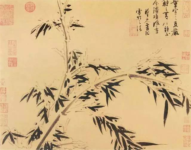 八雅轩丨【艺术经典】石涛. 郑板桥.吴昌硕.吴镇.启功“五家竹风飘然而至