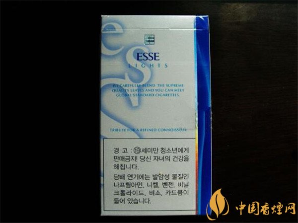 韩国esse香烟价格表和图片 韩国esse香烟多少钱一盒(最经典的4款）