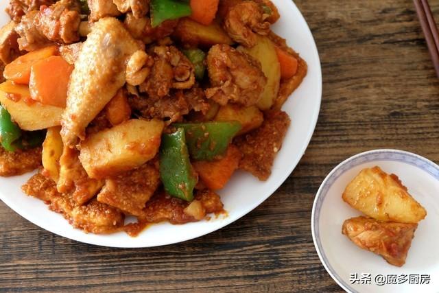 家常大盘鸡的做法_大盘鱼的家常做法_大盘鸡的家常做法