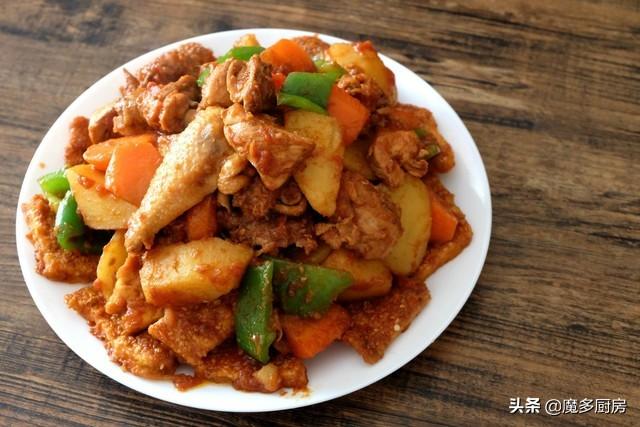 大盘鸡的家常做法_家常大盘鸡的做法_大盘鱼的家常做法