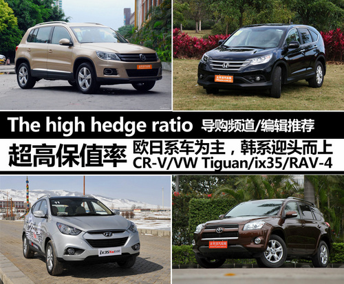本田CR-V 丰田RAV4 大众途观 现代ix35 二手车 东风本田 