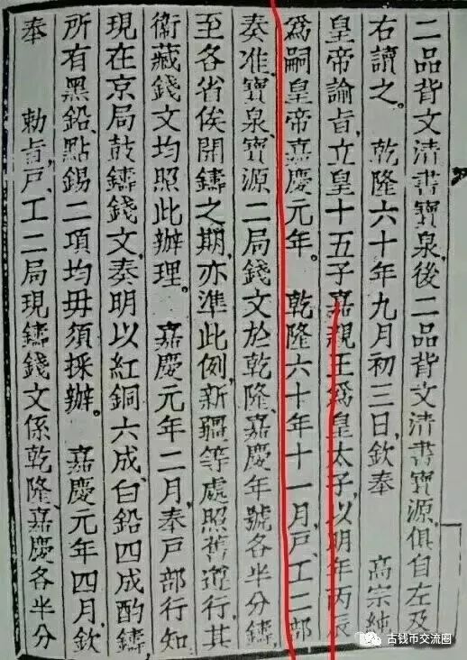 清钱潜力股之嘉庆通宝版别【长庆、文庆、夂庆】