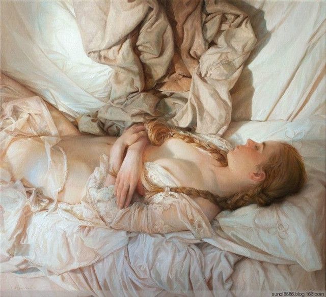 传统油画技法中的基本准则，风靡世界的人体油画赏析，尽显女体之美