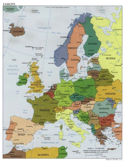 欧洲历史的大概进程