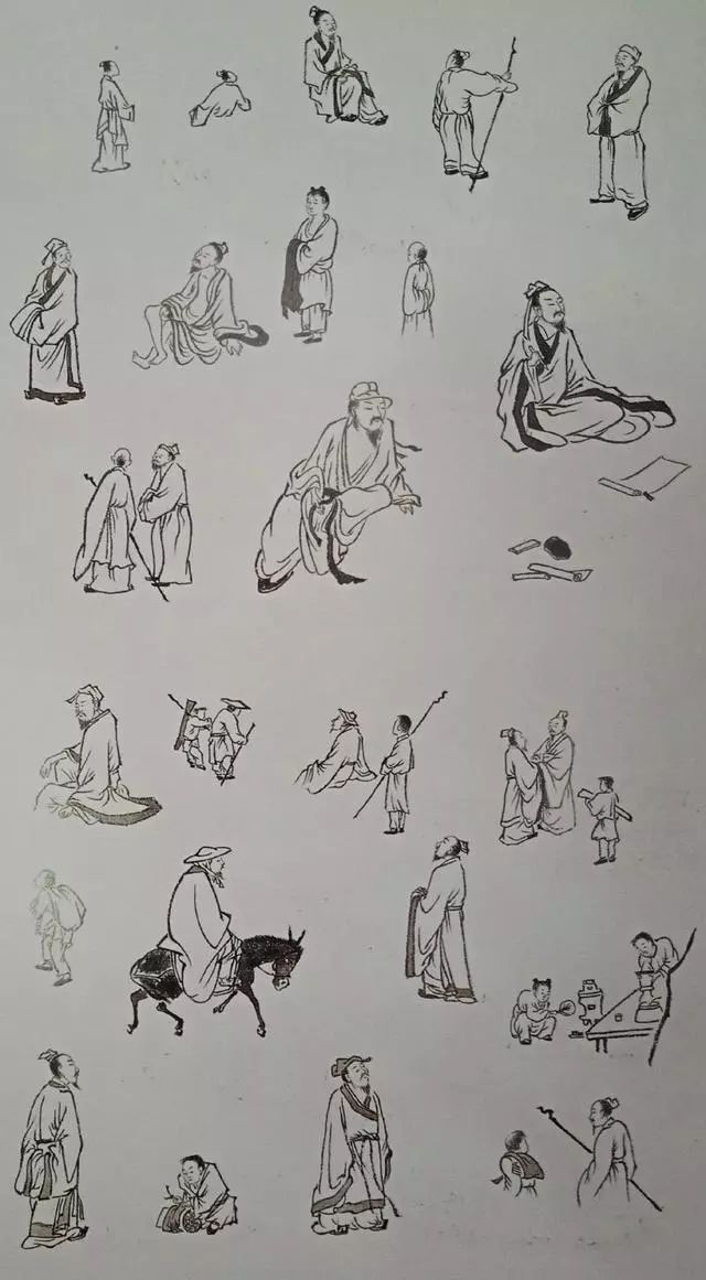 山水画中点景的画法