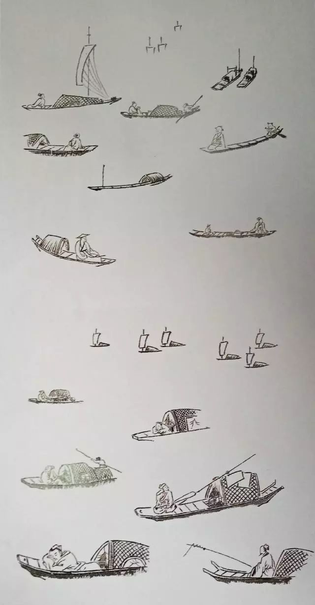 山水画中点景的画法