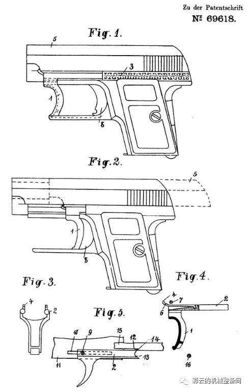 利格诺斯单手上膛手枪，国产77式手枪的鼻祖