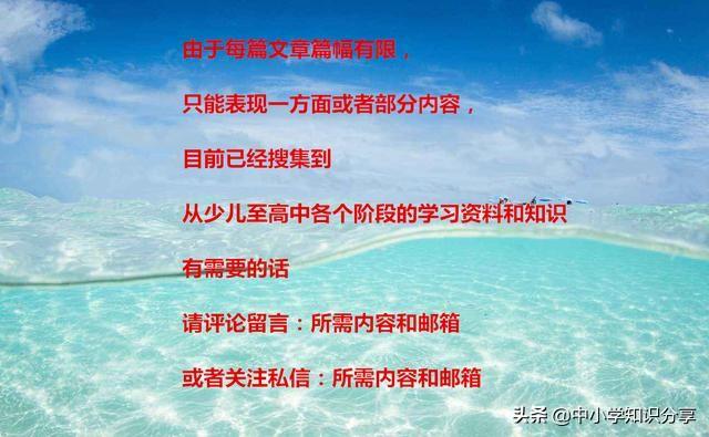 语文丨修改病句习题，共有50句