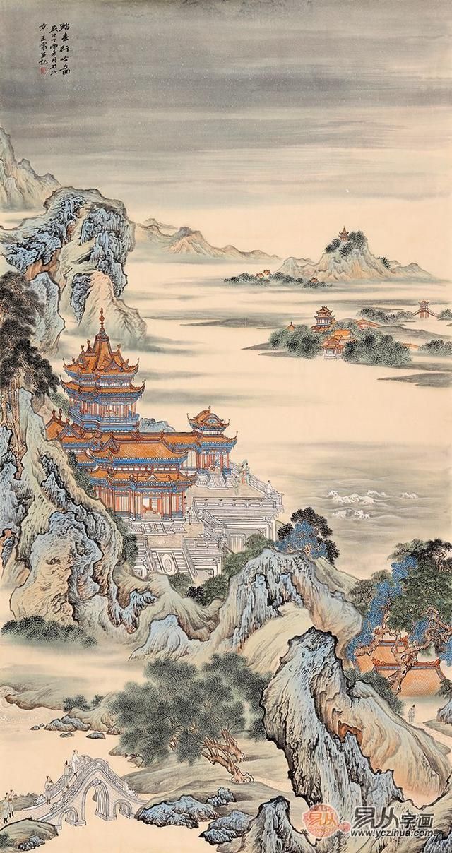 名家仿古山水画 画家王宁精品仿古山水画选集