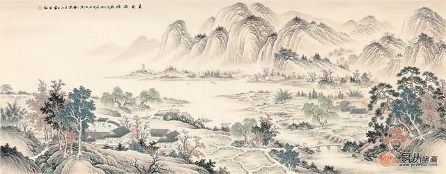 名家仿古山水画 画家王宁精品仿古山水画选集