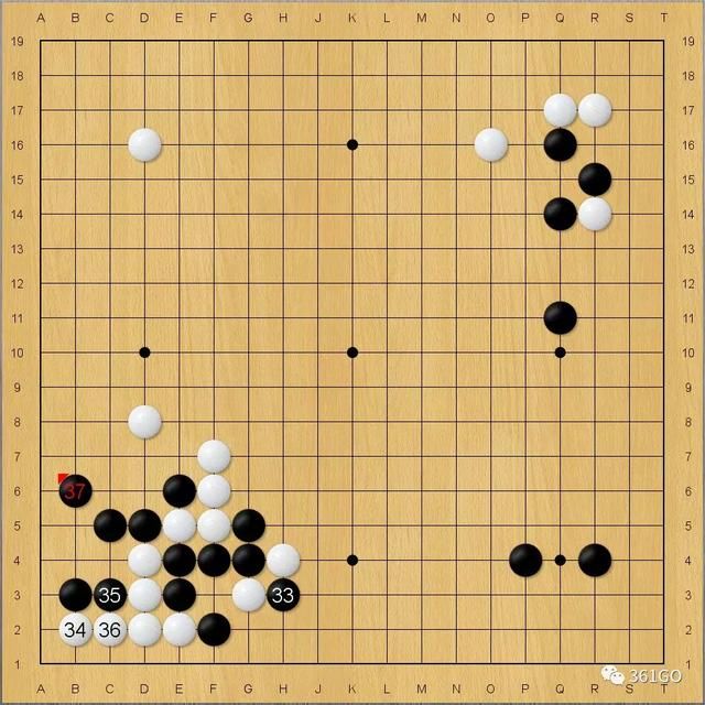 棋闻详情AI定式及后续下法第6型：小目低挂二间高夹飞压冲断