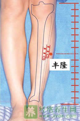 丰隆穴的准确位置图,按摩丰隆穴的作用与功效