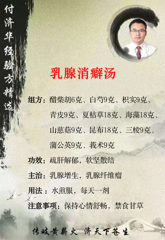 中医认为，乳腺增生、乳腺纤维瘤是因为