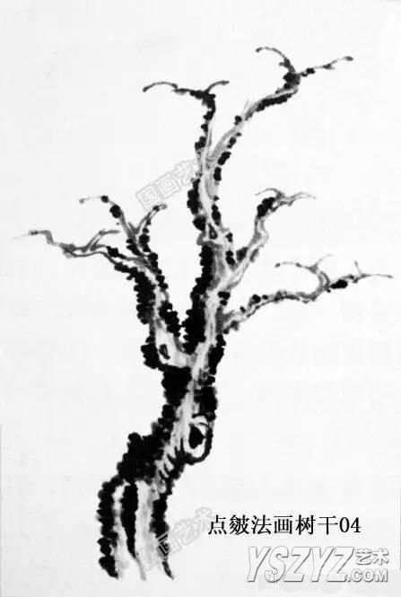 山水画各种树的画法