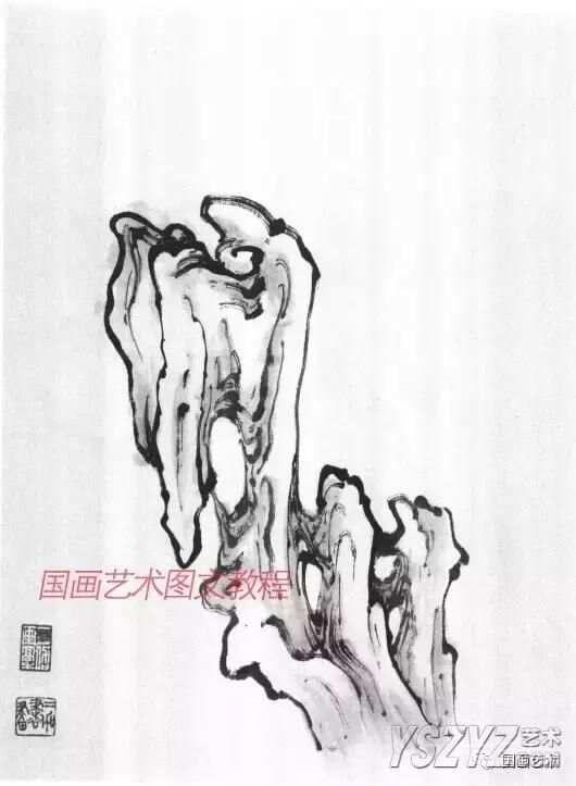 山水画各种树的画法