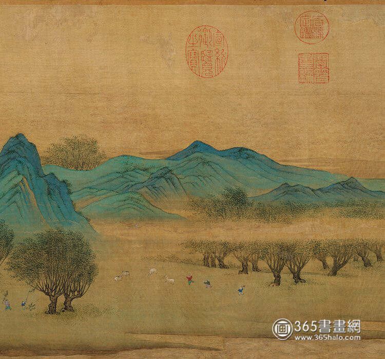 明仇英《清明上河图》辽博藏本分段图02