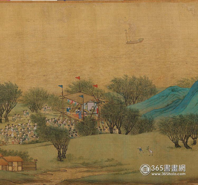 明仇英《清明上河图》辽博藏本分段图03
