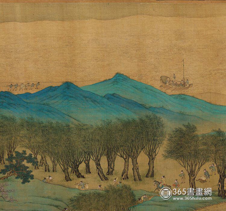明仇英《清明上河图》辽博藏本分段图06