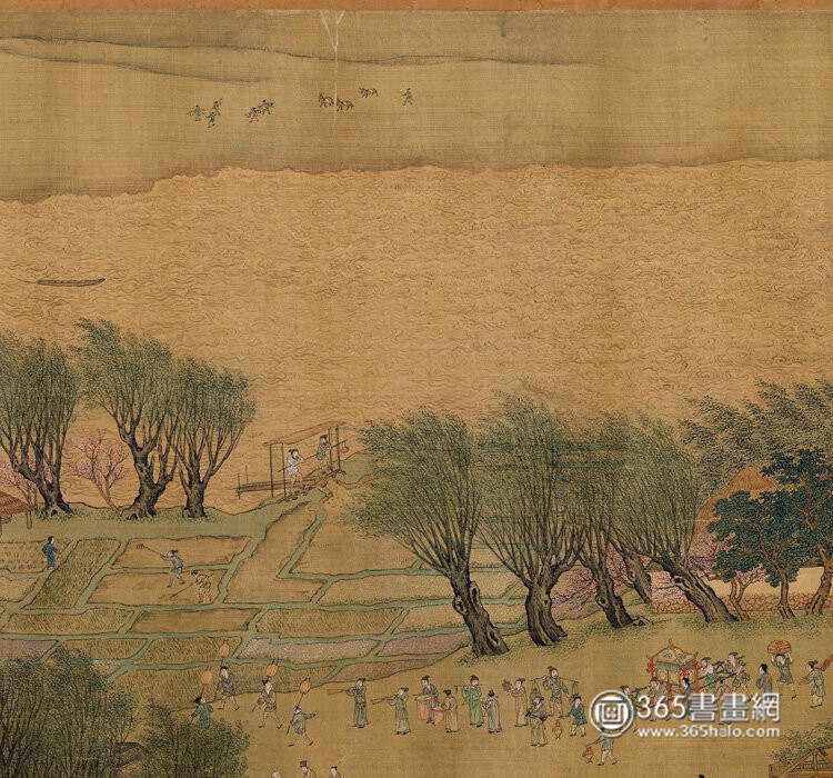 明仇英《清明上河图》辽博藏本分段图08