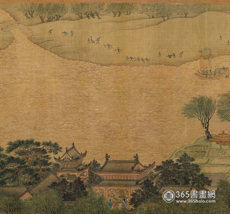明仇英《清明上河图》辽博藏本分段图09