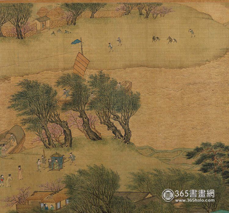 明仇英《清明上河图》辽博藏本分段图10