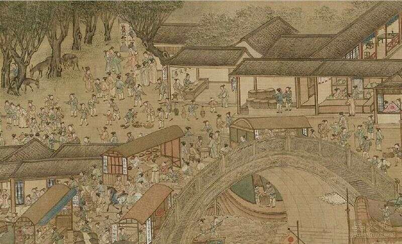 仇英《清明上河图》辽博藏本__仇英《清明上河图》辽博藏本