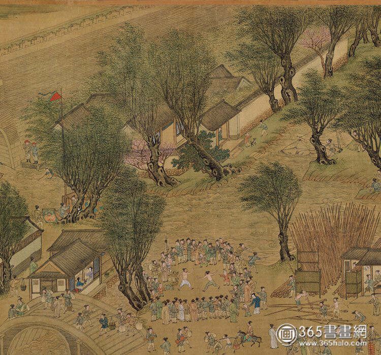 明仇英《清明上河图》辽博藏本分段图18