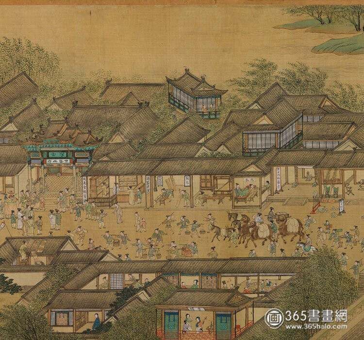 仇英《清明上河图》辽博藏本__仇英《清明上河图》辽博藏本