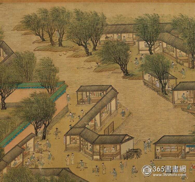 仇英《清明上河图》辽博藏本__仇英《清明上河图》辽博藏本