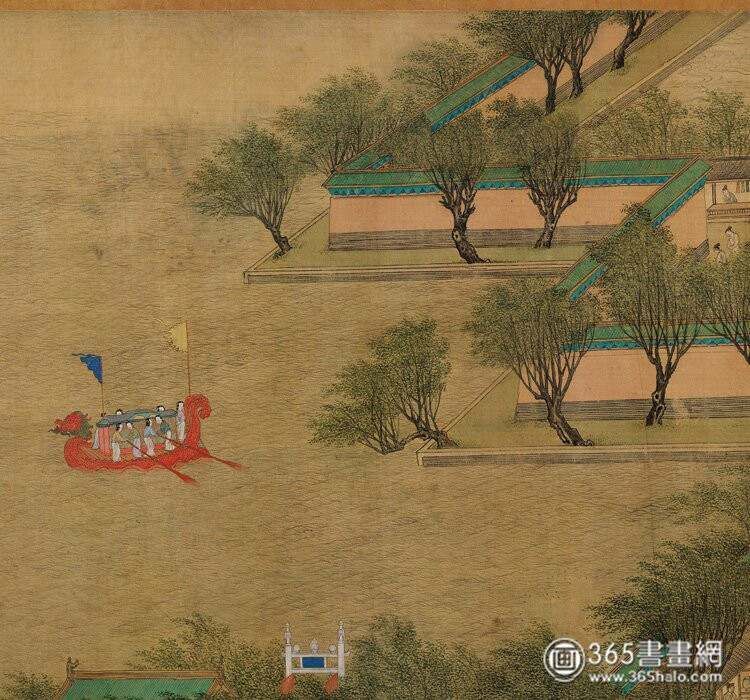 仇英《清明上河图》辽博藏本_仇英《清明上河图》辽博藏本_
