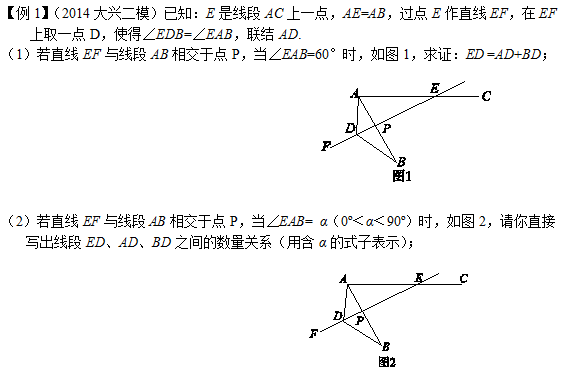 初中平面几何经典模型_平面几何常见模型_