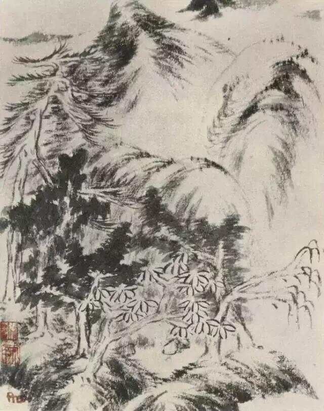 _八大山人晚年“渴笔”，精彩绝伦！_八大山人晚年“渴笔”，精彩绝伦！