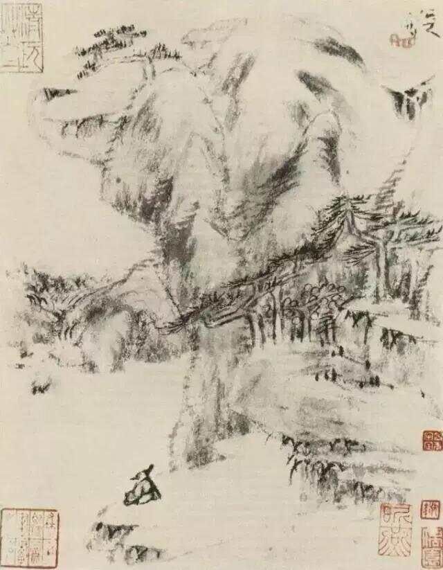 _八大山人晚年“渴笔”，精彩绝伦！_八大山人晚年“渴笔”，精彩绝伦！
