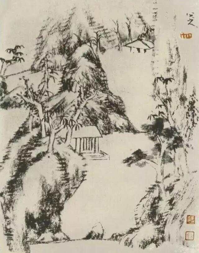 _八大山人晚年“渴笔”，精彩绝伦！_八大山人晚年“渴笔”，精彩绝伦！