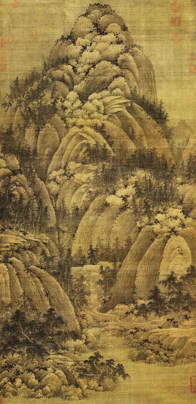 五代与董源齐名的巨然山水画平淡趣高，影响米芾创米点山水