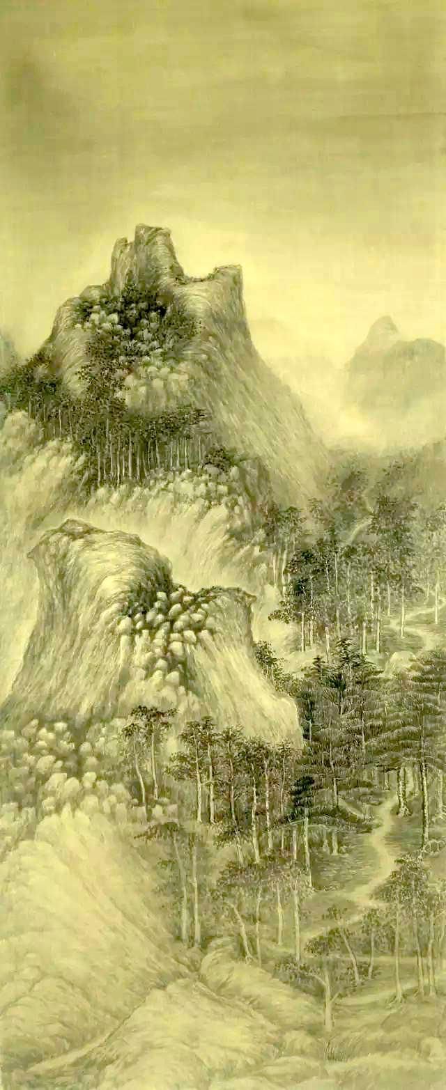 五代与董源齐名的巨然山水画平淡趣高，影响米芾创米点山水