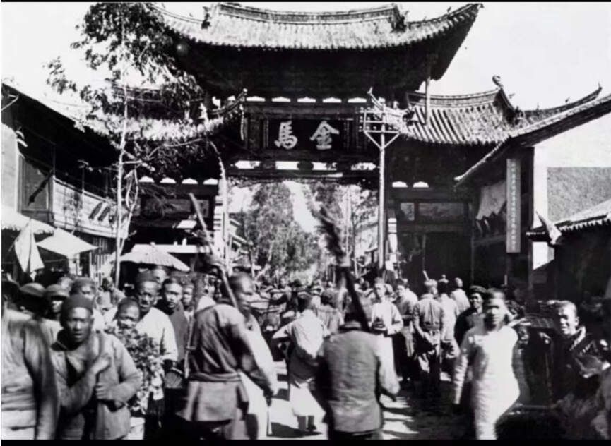 昆明清代老图片__清代昆明老城地图