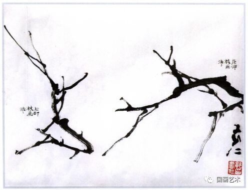 梅画简单的画怎么画__梅的画法步骤