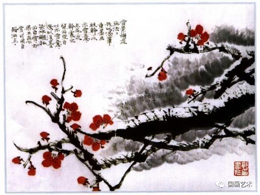 梅画简单的画怎么画__梅的画法步骤