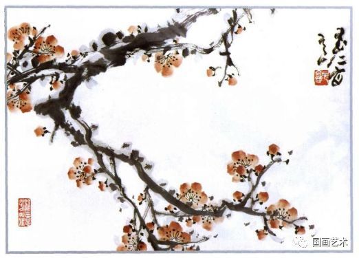 _梅画简单的画怎么画_梅的画法步骤