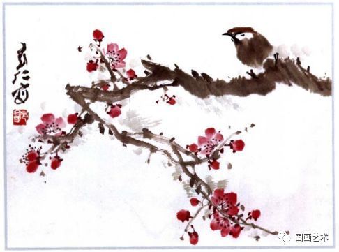 梅的画法步骤__梅画简单的画怎么画