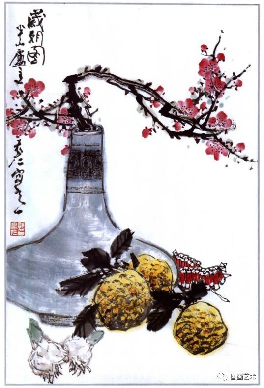 _梅画简单的画怎么画_梅的画法步骤