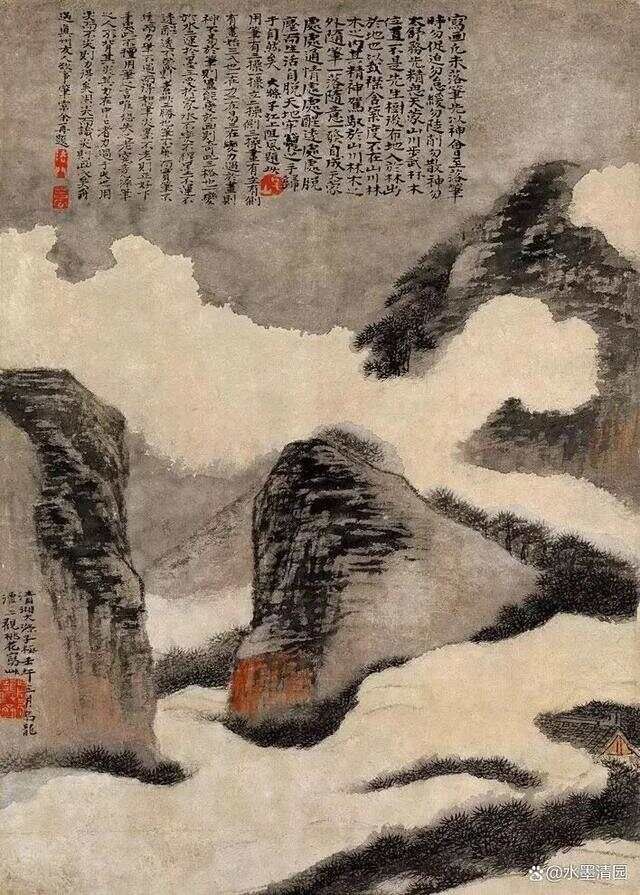 石涛，偏好湿笔！_石涛，偏好湿笔！_