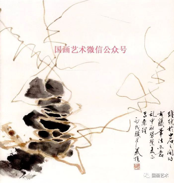 _藤花图案_藤蔓写意画