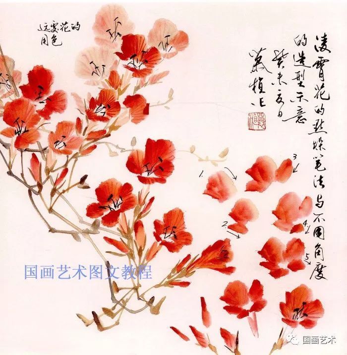 藤花图案_藤蔓写意画_