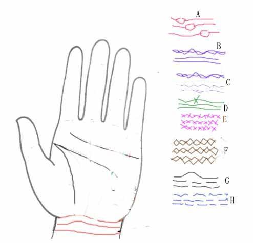 手腕纹路看我们的人生，对照一下你属于哪一种